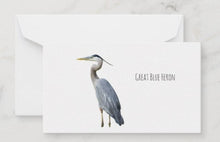Load image into Gallery viewer, Custom Handwritten Note - Blue Heron Custom Notes Garden Girl NC