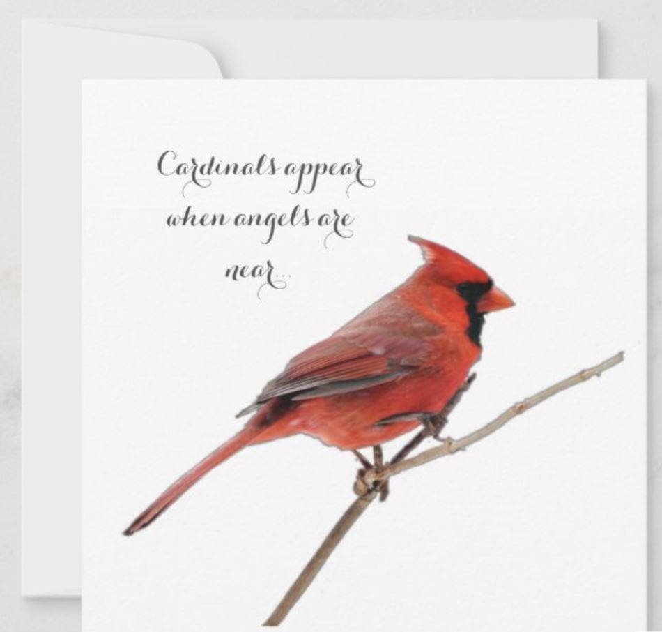 Custom Handwritten Note - Cardinal Custom Notes Garden Girl NC