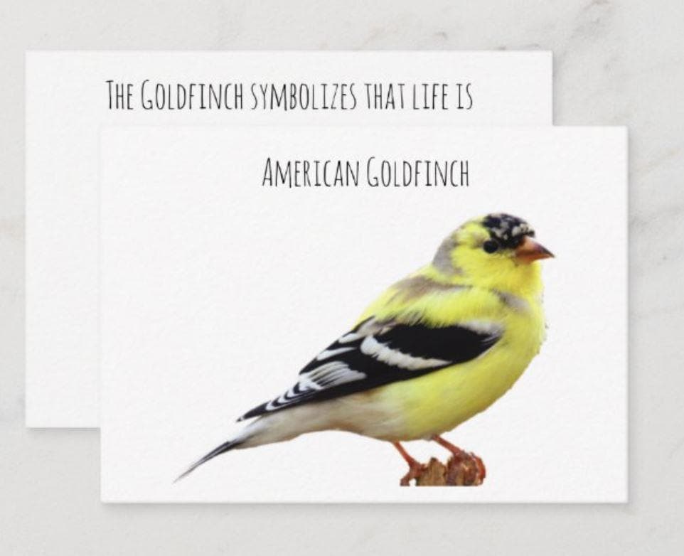 Custom Handwritten Note - Goldfinch Custom Notes Garden Girl NC