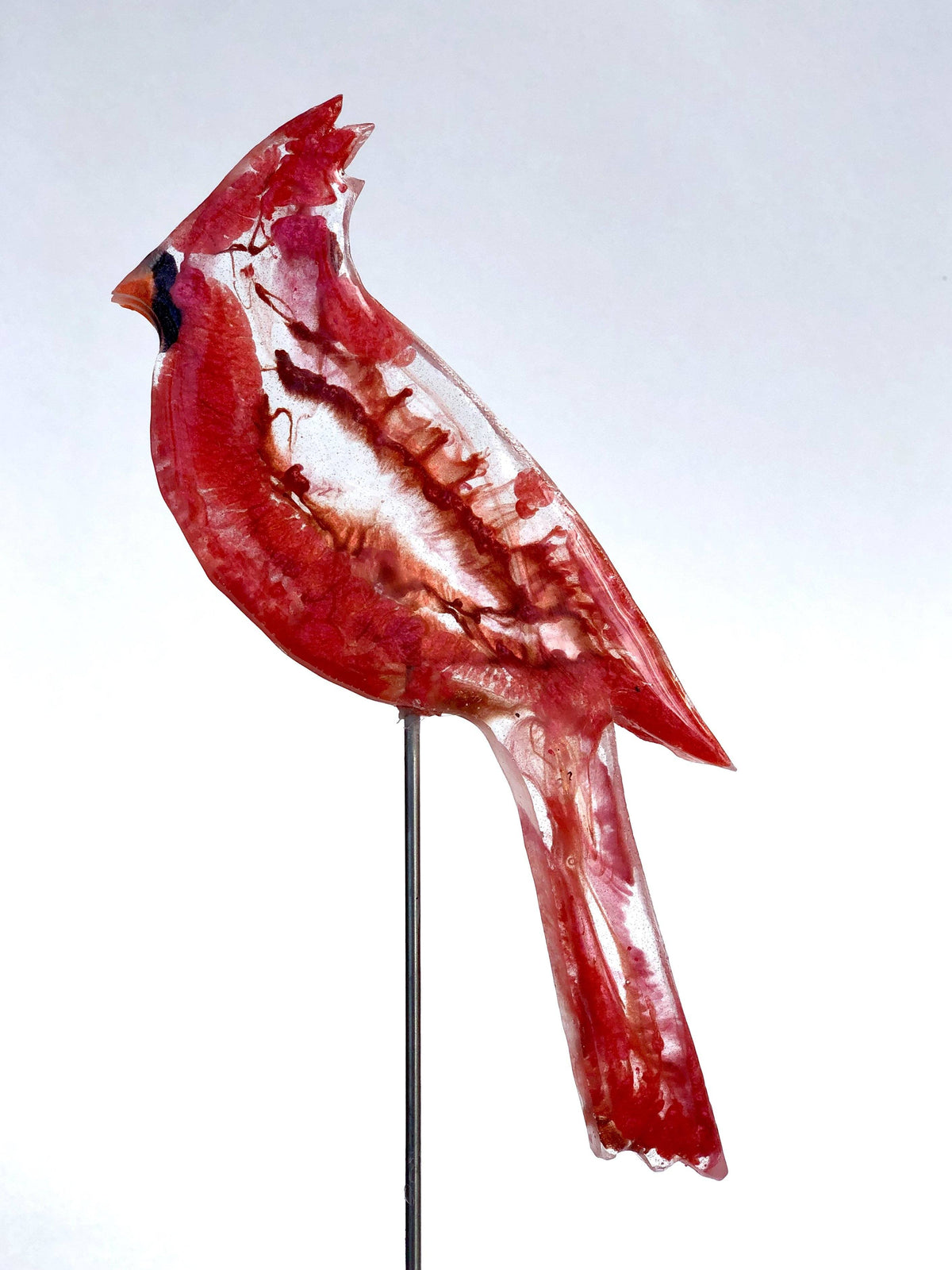 Large Cardinal - Bird on a Stick Birds on a Stick Garden Girl NC