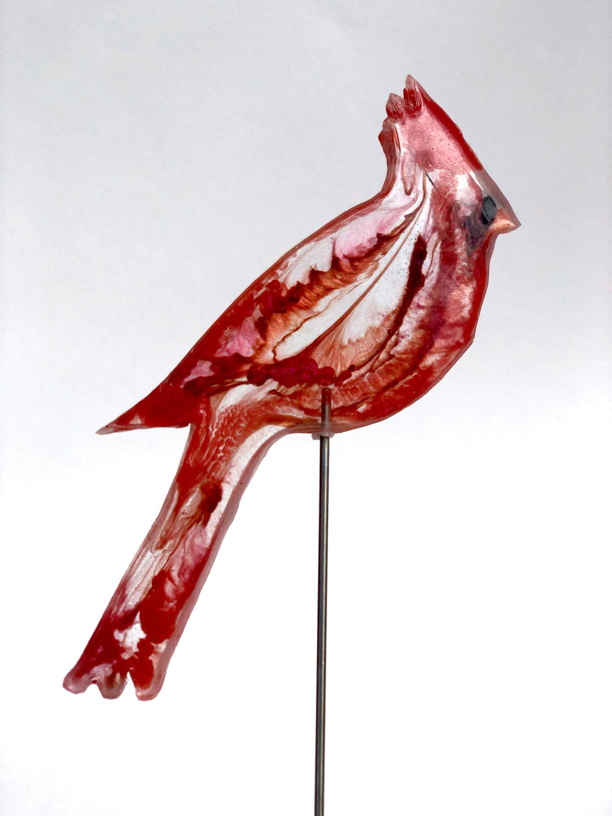 Large Cardinal - Bird on a Stick Birds on a Stick Garden Girl NC