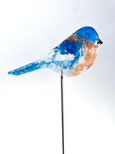 Load image into Gallery viewer, Small Bluebird - Bird on a Stick Birds on a Stick Garden Girl NC