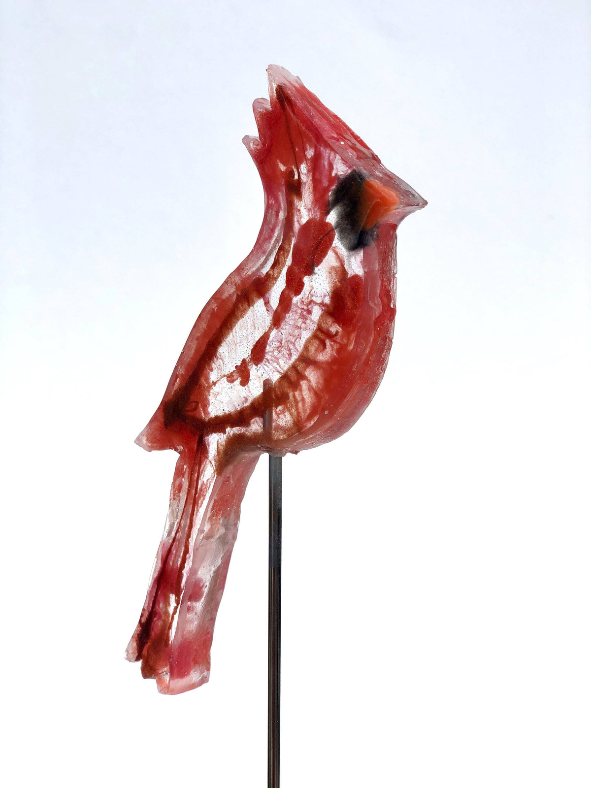 Small Cardinal - Bird on a Stick Birds on a Stick Garden Girl NC