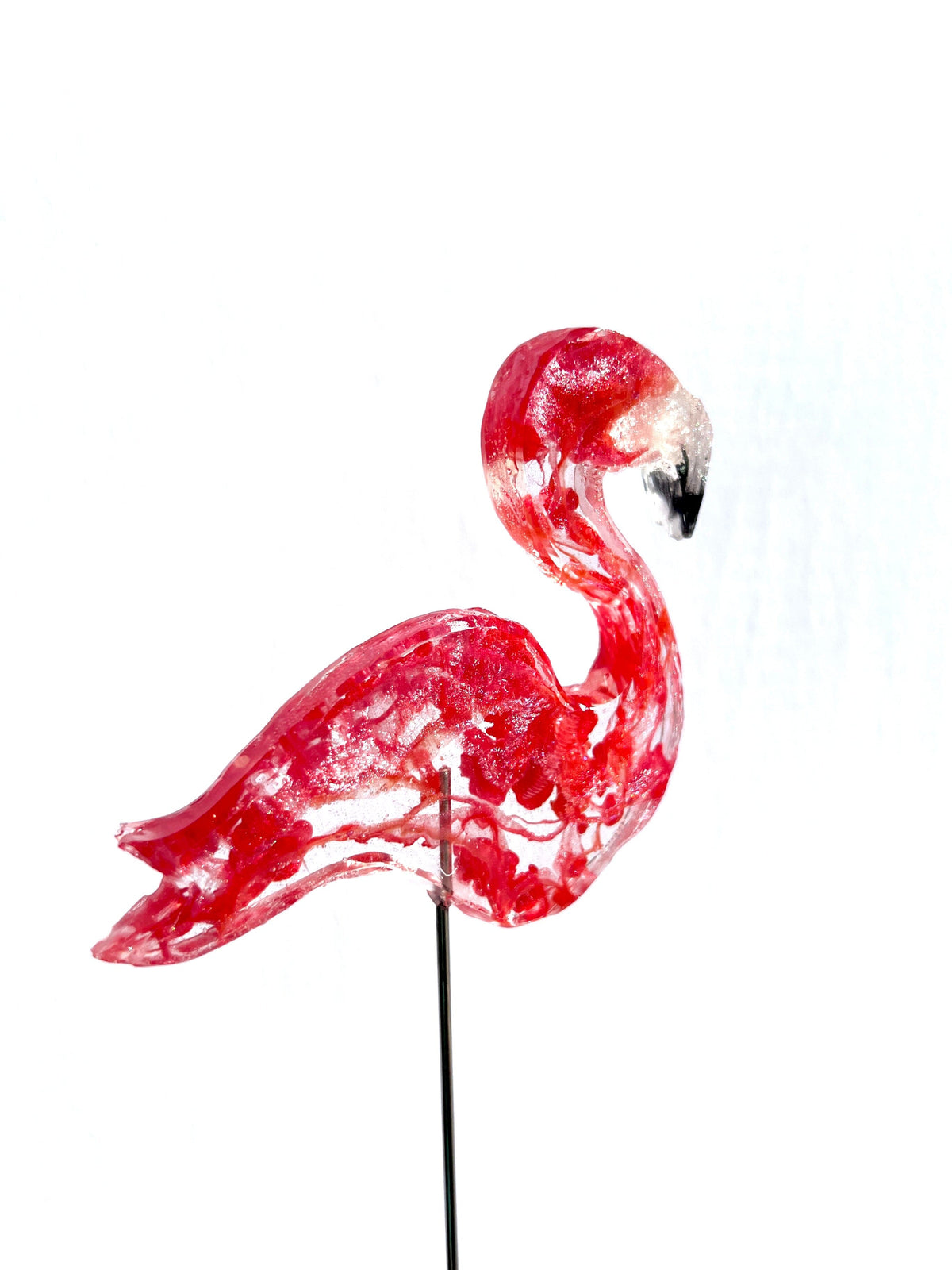 Flamingo - Bird on a Stick Birds on a Stick Garden Girl NC 