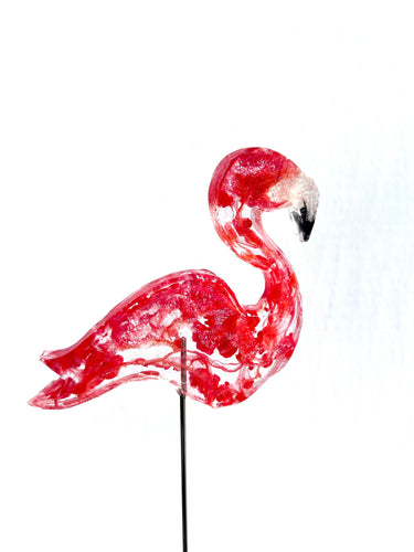 Flamingo - Bird on a Stick Birds on a Stick Garden Girl NC 