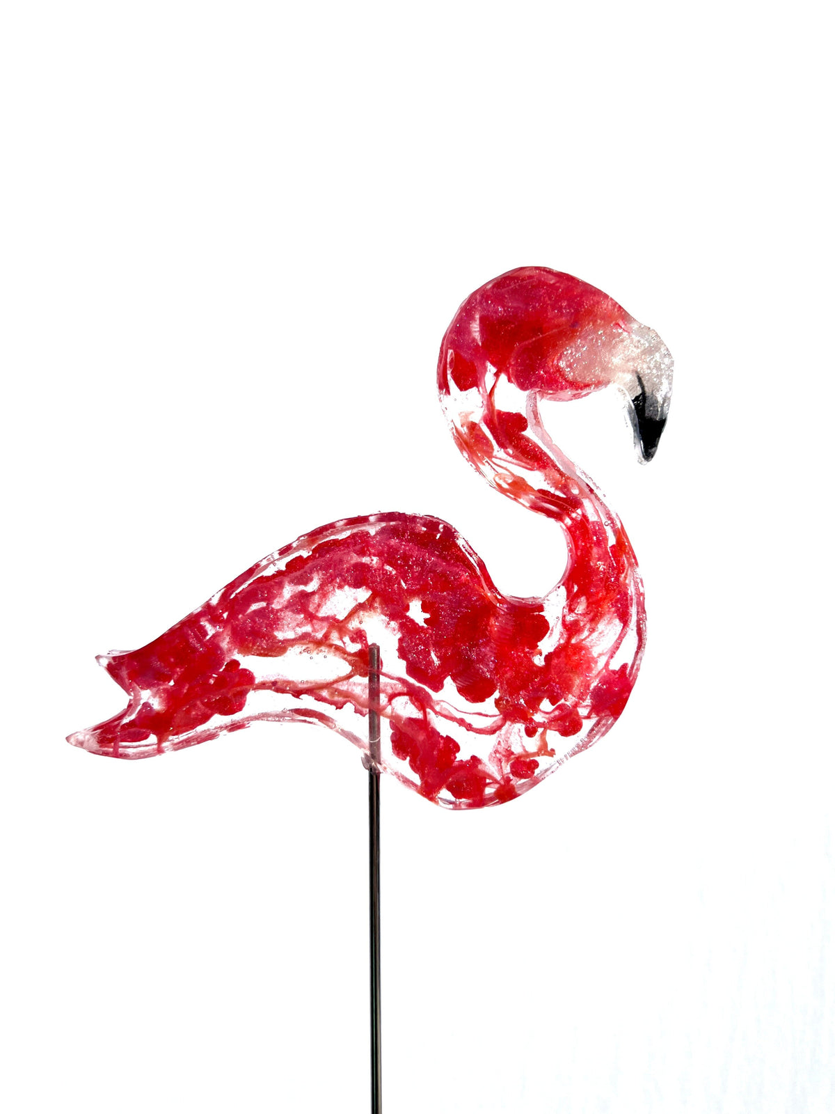 Flamingo - Bird on a Stick Birds on a Stick Garden Girl NC 