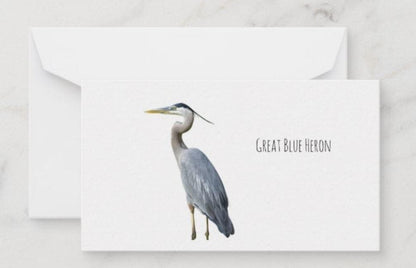 Custom Handwritten Note - Blue Heron Custom Notes Garden Girl NC 
