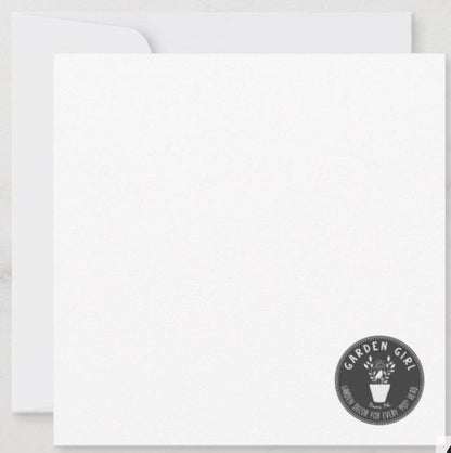 Custom Handwritten Note - Cardinal Custom Notes Garden Girl NC 