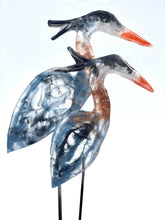 Load image into Gallery viewer, Large Blue Heron - Bird on a Stick Birds on a Stick Garden Girl NC 
