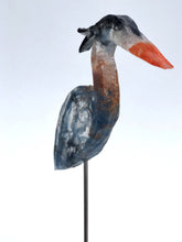 Load image into Gallery viewer, Large Blue Heron - Bird on a Stick Birds on a Stick Garden Girl NC 
