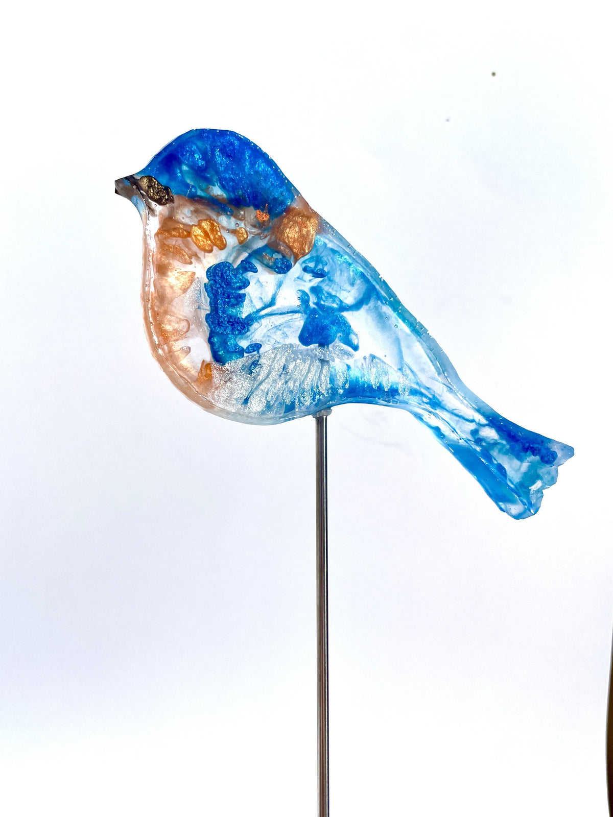 Large Bluebird - Bird on a Stick Birds on a Stick Garden Girl NC 