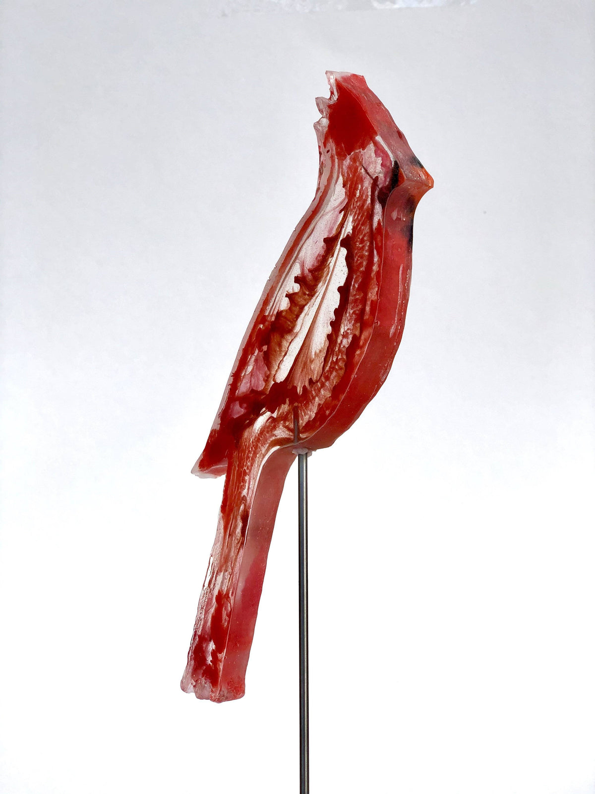 Large Cardinal - Bird on a Stick Birds on a Stick Garden Girl NC 