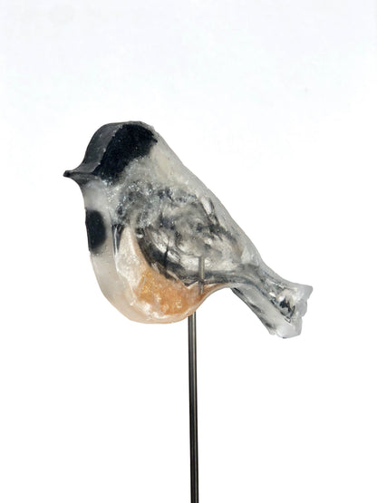 Large Chickadee - Bird on a Stick Birds on a Stick Garden Girl NC 