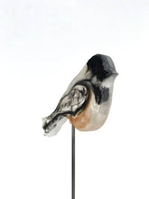 Load image into Gallery viewer, Large Chickadee - Bird on a Stick Birds on a Stick Garden Girl NC 
