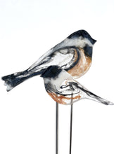 Load image into Gallery viewer, Large Chickadee - Bird on a Stick Birds on a Stick Garden Girl NC 
