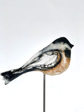 Load image into Gallery viewer, Large Chickadee - Bird on a Stick Birds on a Stick Garden Girl NC 
