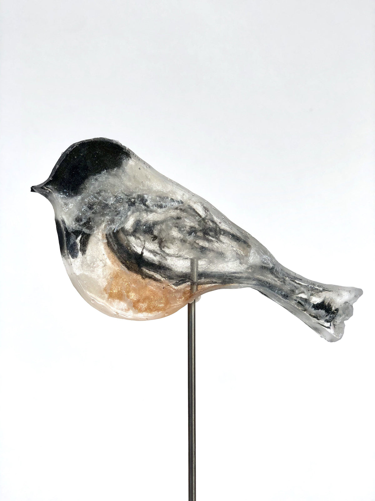 Large Chickadee - Bird on a Stick Birds on a Stick Garden Girl NC 