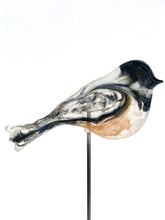 Load image into Gallery viewer, Large Chickadee - Bird on a Stick Birds on a Stick Garden Girl NC 
