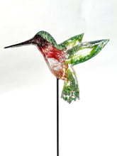 Load image into Gallery viewer, Large Hummingbird - Bird on a Stick Birds on a Stick Garden Girl NC 
