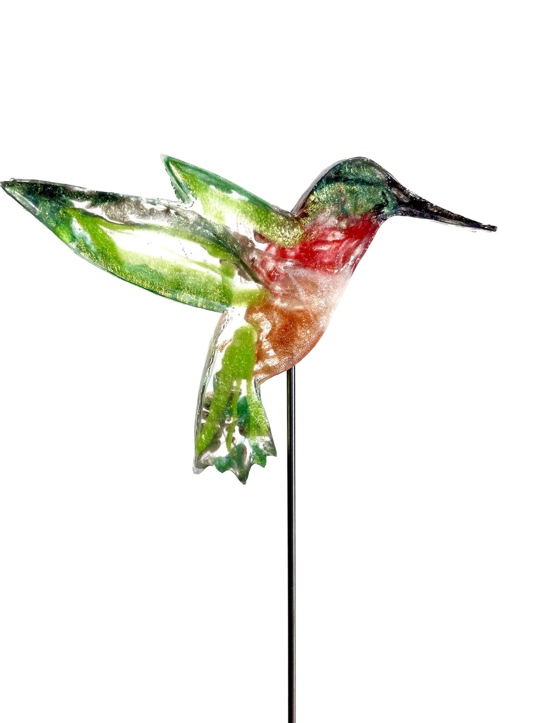Large Hummingbird - Bird on a Stick Birds on a Stick Garden Girl NC 