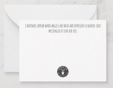 Load image into Gallery viewer, Notecard - The meaning of a Cardinal Cards Garden Girl NC 
