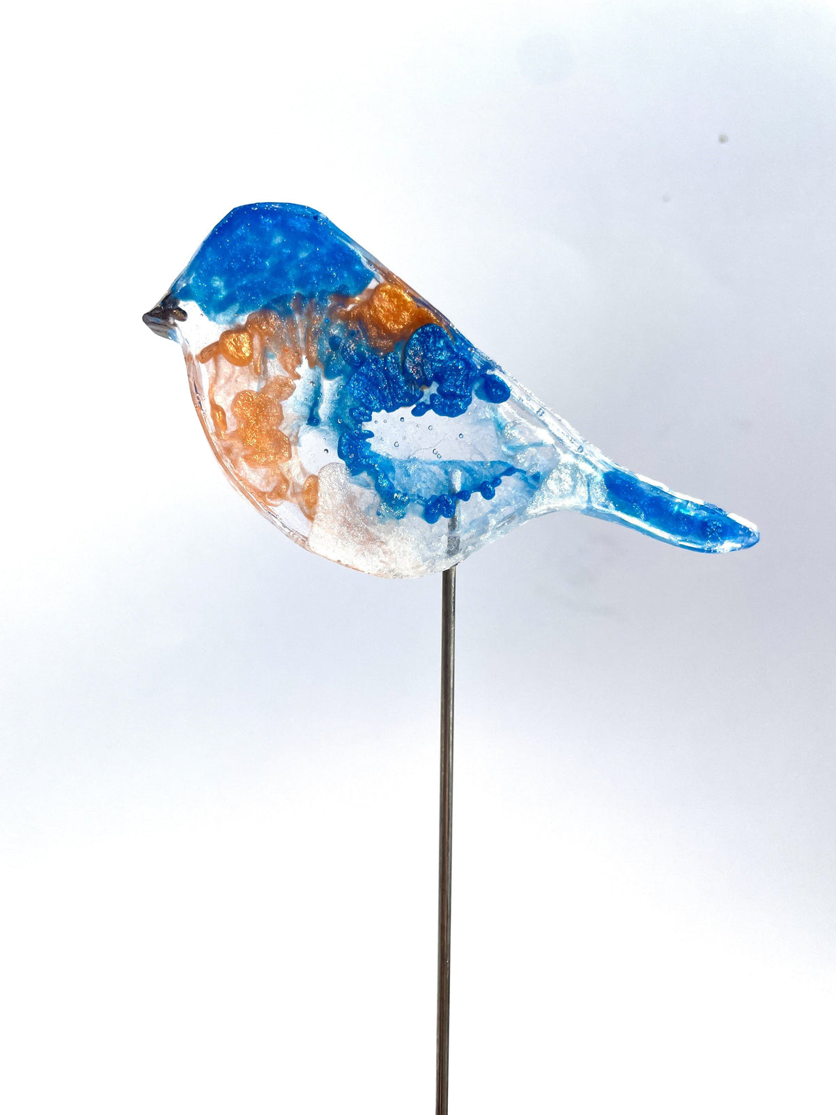 Small Bluebird - Bird on a Stick Birds on a Stick Garden Girl NC 