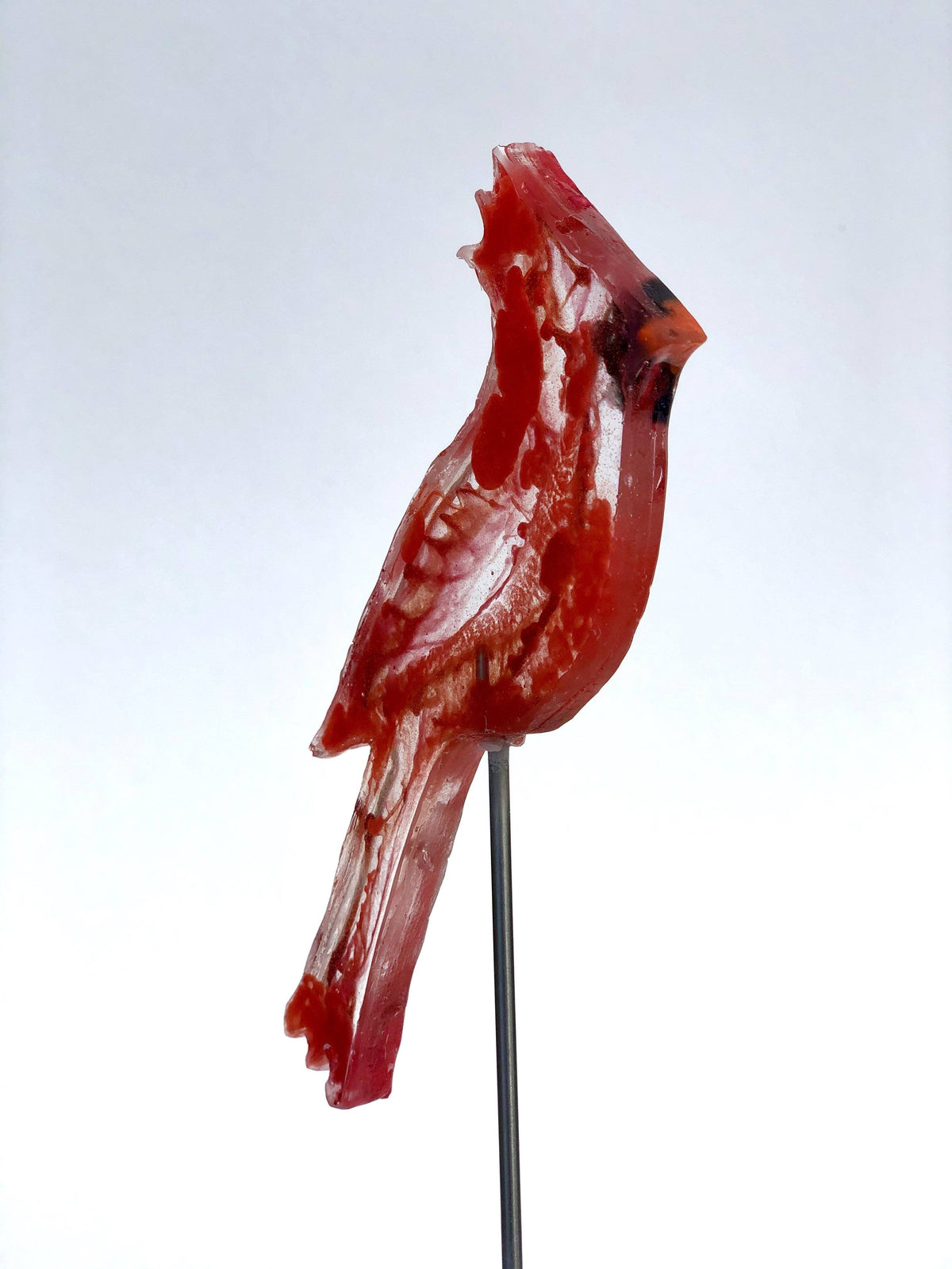 Small Cardinal - Bird on a Stick Birds on a Stick Garden Girl NC 