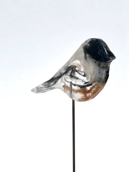 Small Chickadee - Bird on a Stick Birds on a Stick Garden Girl NC 