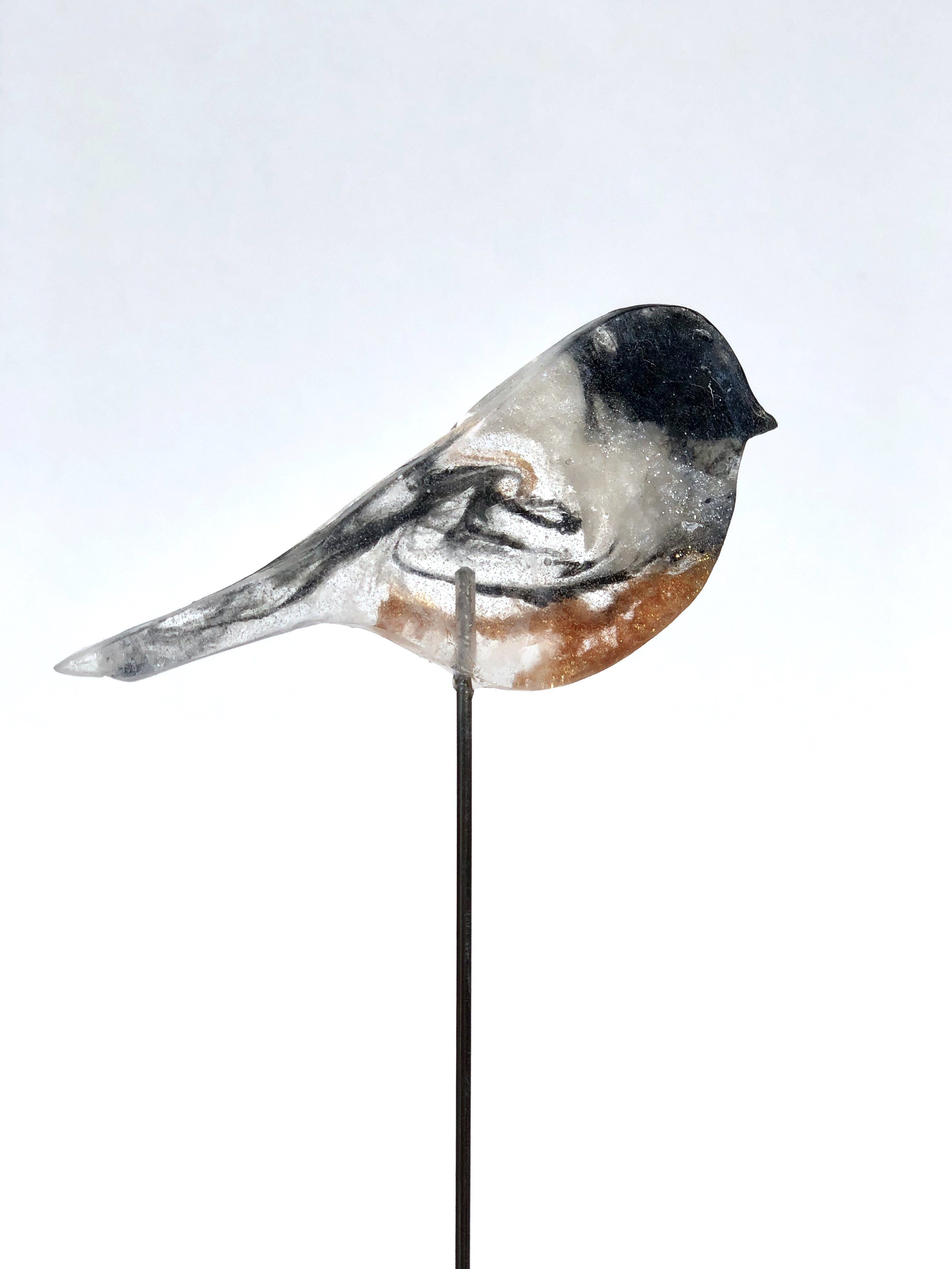 Small Chickadee - Bird on a Stick Birds on a Stick Garden Girl NC 
