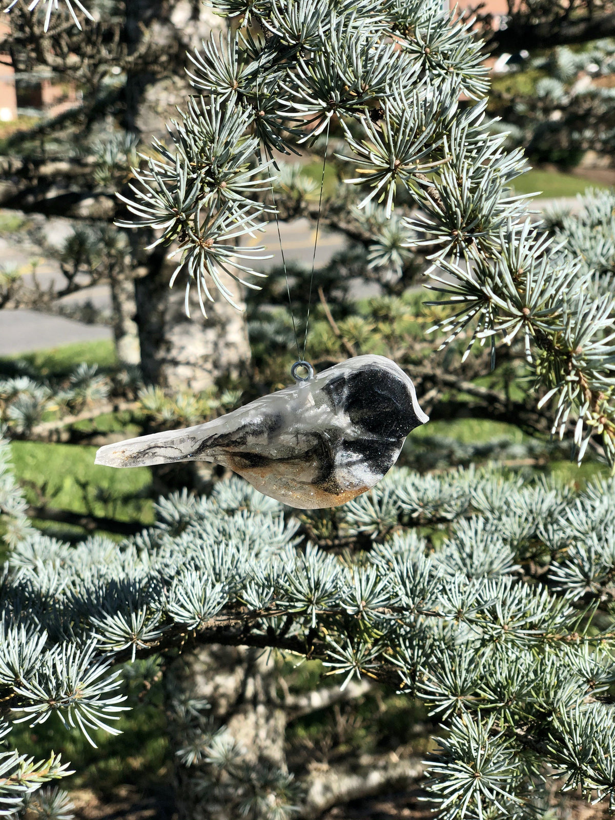 Small Chickadee - Ornament Ornaments Garden Girl NC 