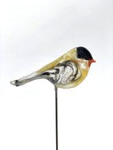 Load image into Gallery viewer, Small Goldfinch - Bird on a Stick Birds on a Stick Garden Girl NC 
